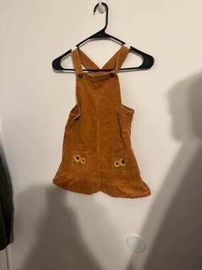 Gymboree Toddler Girls Embroidered Sunflower Corduroy Jumper Dress